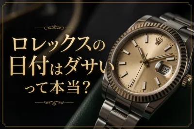 ロレックスの日付はダサい？そう言われる4つの理由とデイト付きの本当の魅力