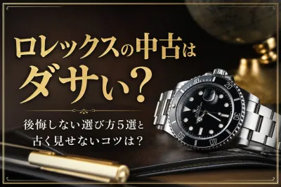 ロレックスの中古はダサい？後悔しない選び方5選と古く見せないコツは？