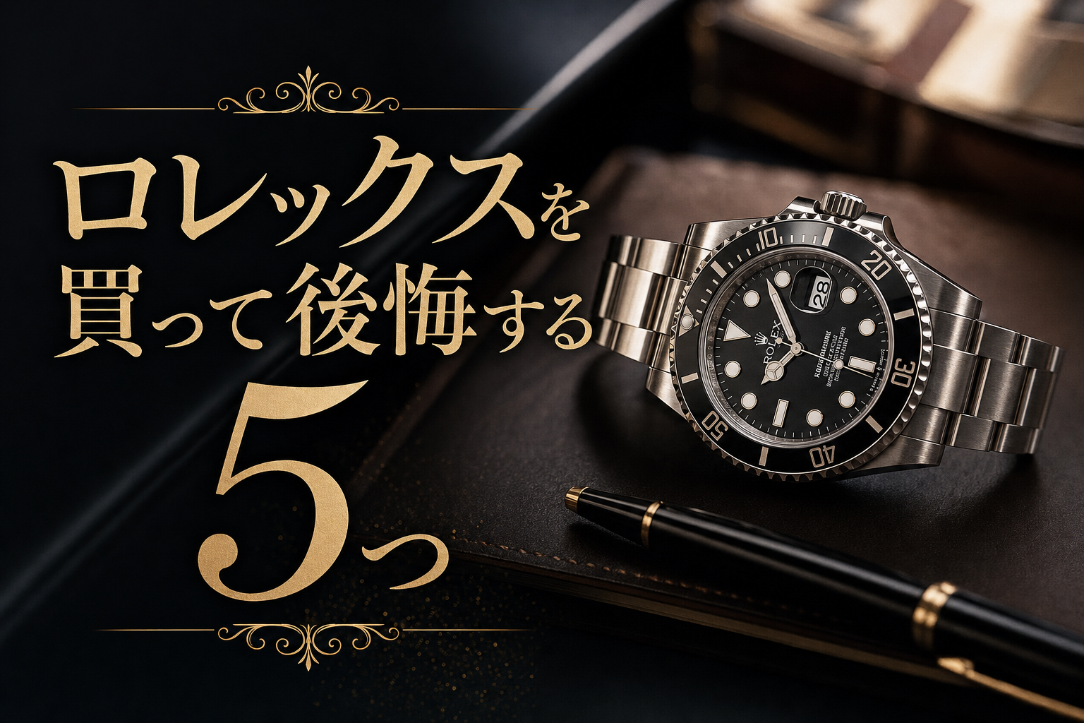 ロレックスを買って後悔する5つの理由|購入前に確認したい判断ポイント